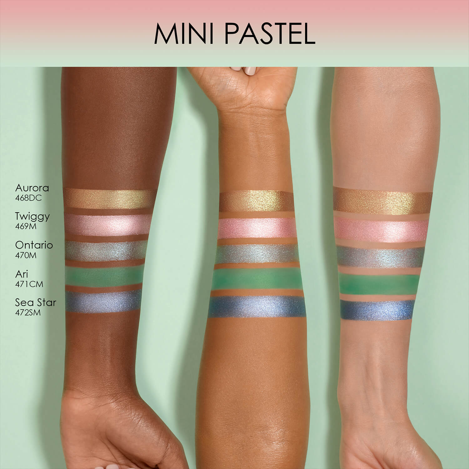 MINI PASTEL EYESHADOW PALETTE (MINI PALETA DE SOMBRAS PARA OJOS)